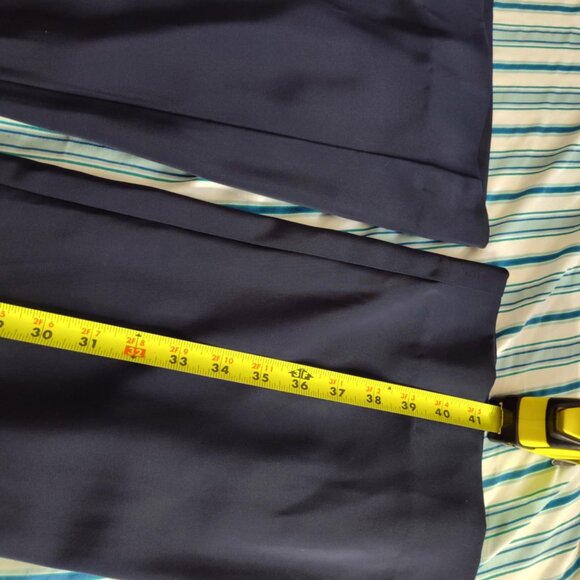 Claudine Mock Neck Party Formal Jumpsuit Blue Size 0 - Picture 6 of 10